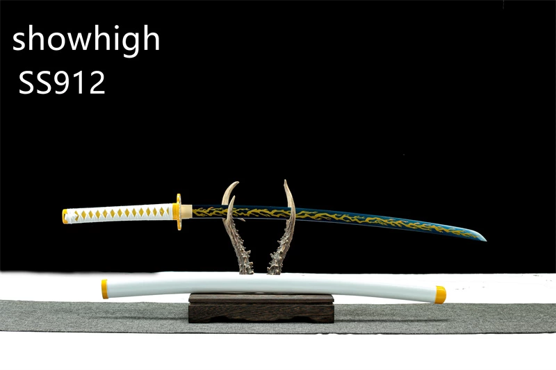 handmade demon slayer kaigaku nichirin sword SS912