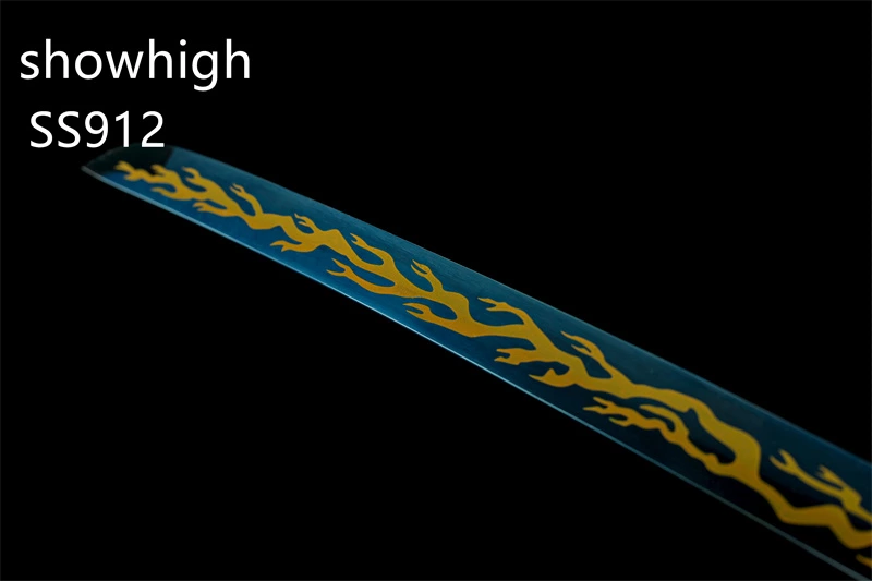 handmade demon slayer kaigaku nichirin sword SS912