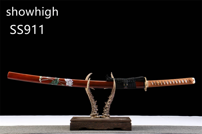 handmade T10 real hamon katana sword SS911
