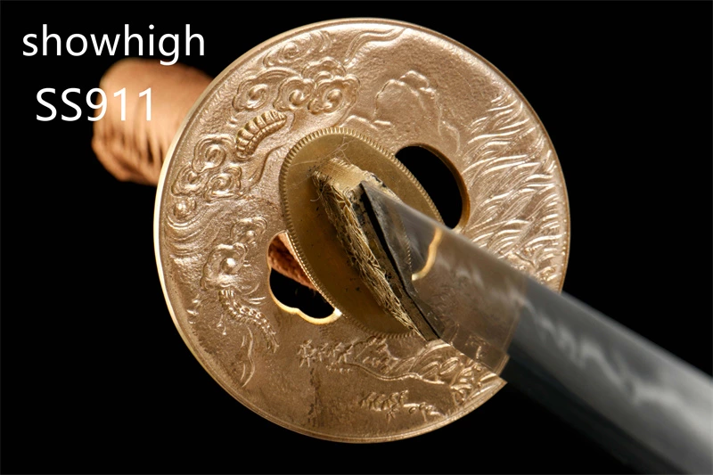 handmade T10 real hamon katana sword SS911