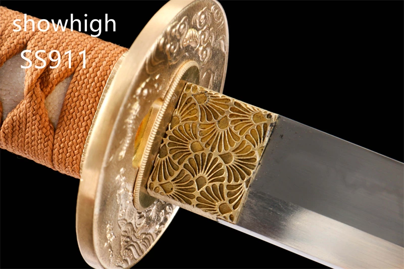 handmade T10 real hamon katana sword SS911