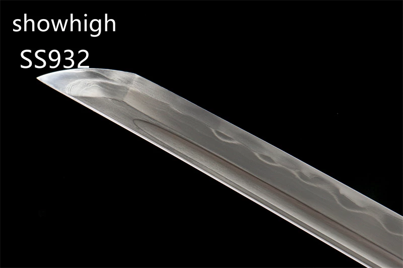 handmade high quality  sanmai katana  sword with gold foil on wood saya  SS932