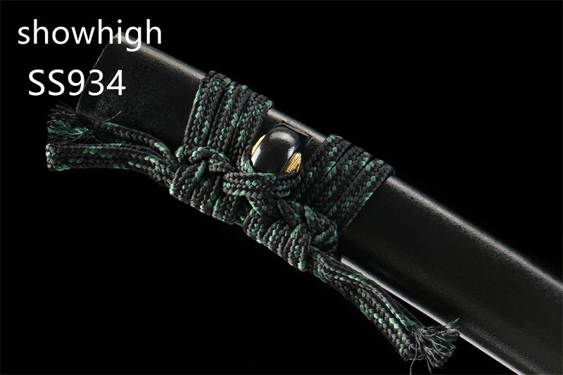 handmade damascus  clay tempered real hamon tanto sword mini katana SS934