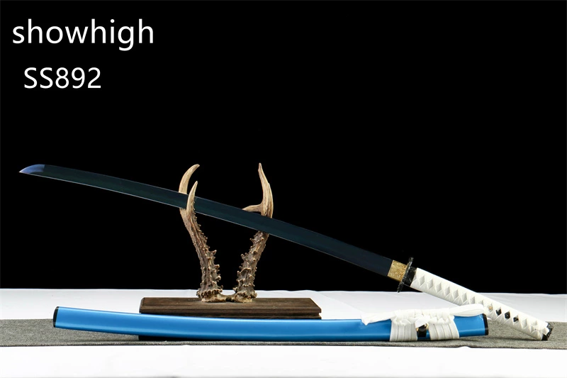 handmade blue 1065 steel katana sword SS892