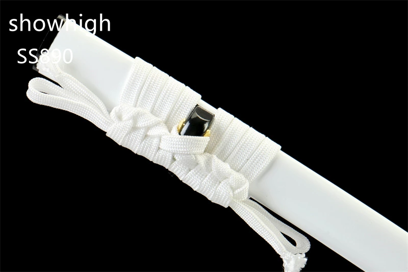 handmade  black dragon T8  clay tempered real hamon SS890