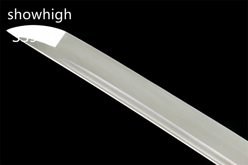 handmade 1065steel katana sword with red leather wrapped wood saya SS904