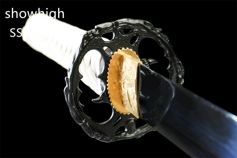 handmade blue 1065 steel katana sword SS892