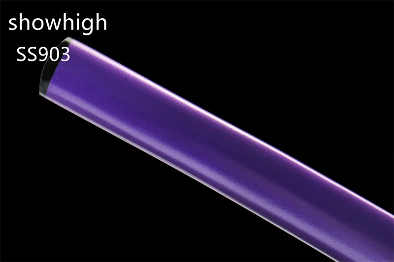 handmade purple T10 real hamon katana sword SS903