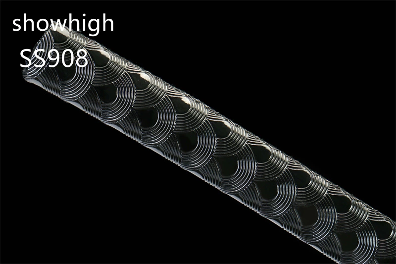handmade black 1065steel katana sword ss908