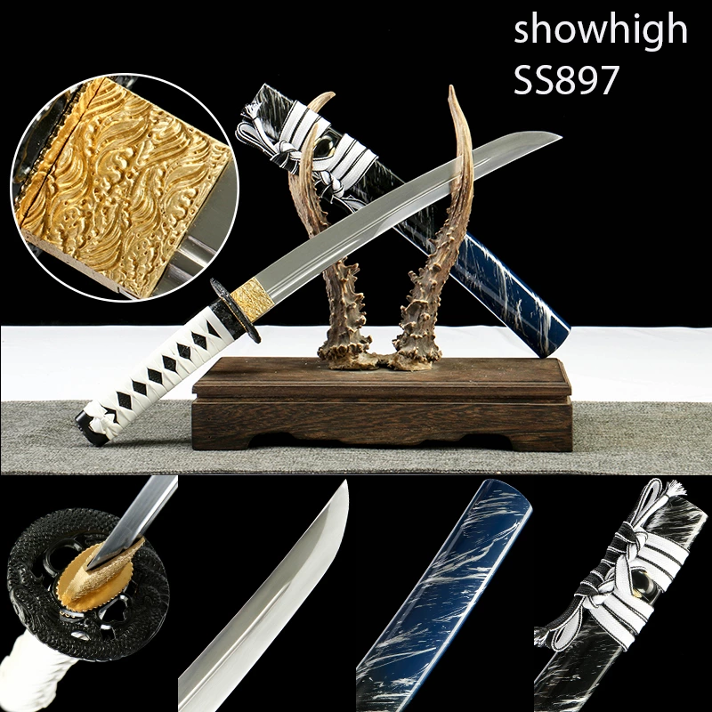 handmade 1065steel tanto sword ss897