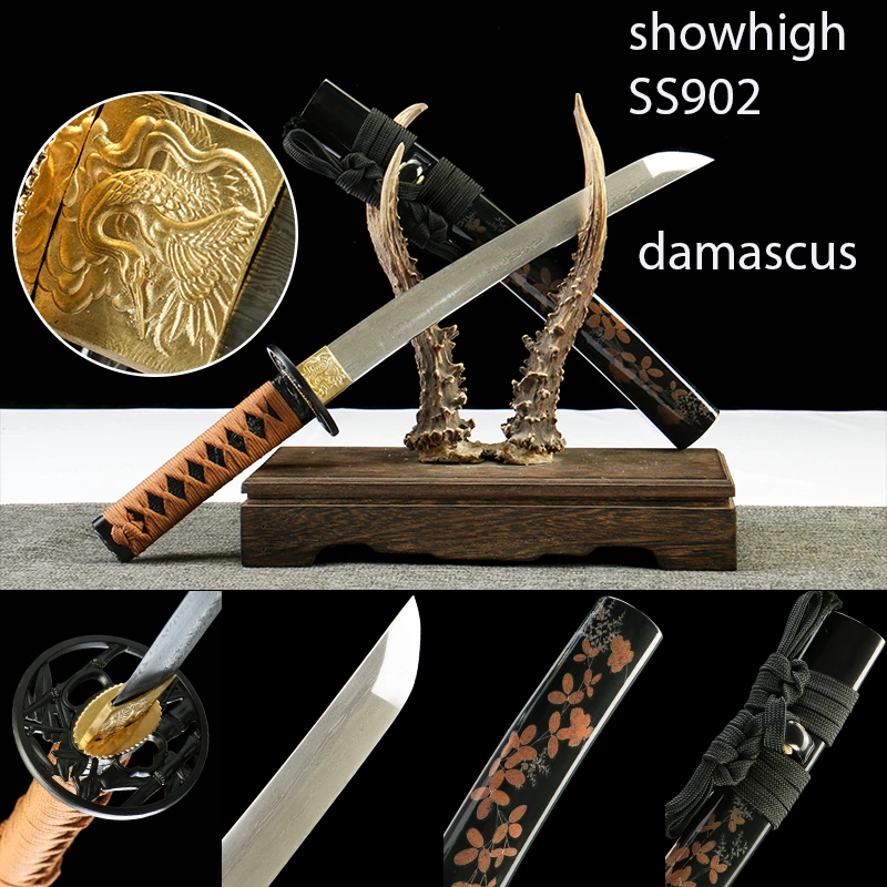 handmade damascus tanto sword SS902