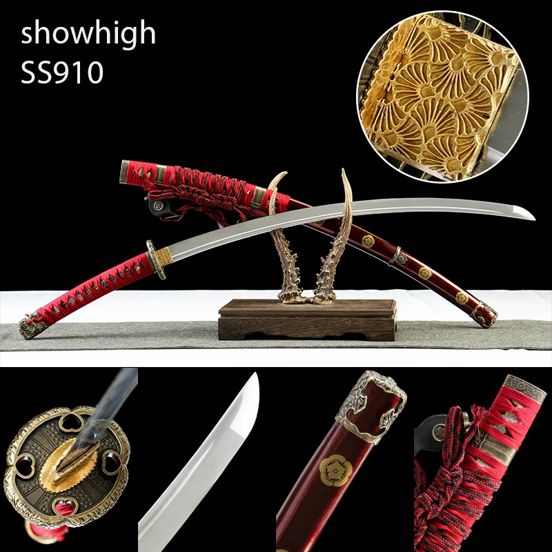 handmade 1065steel dachi katana sword SS910