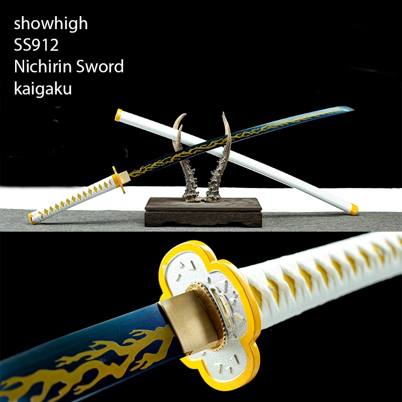 handmade demon slayer kaigaku nichirin sword SS912