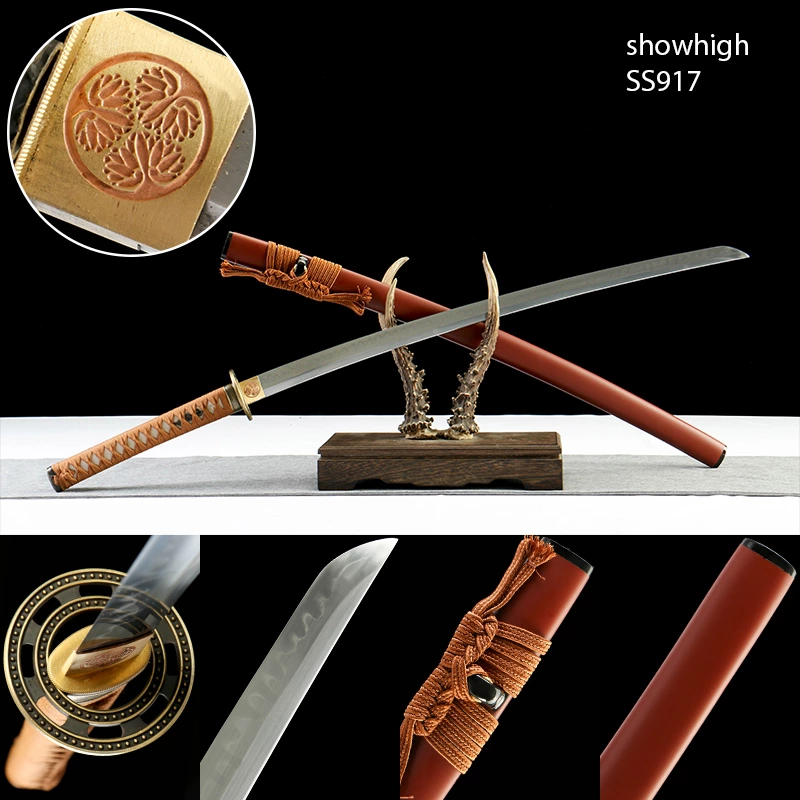 handmade T10 real hamon katana sword SS917
