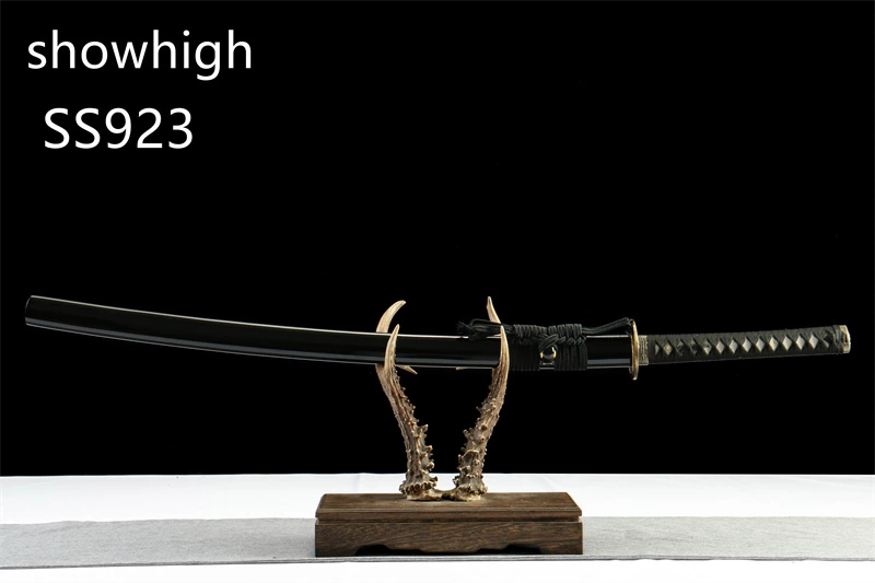handmade 1065steel katana swords  real rayskin SS923