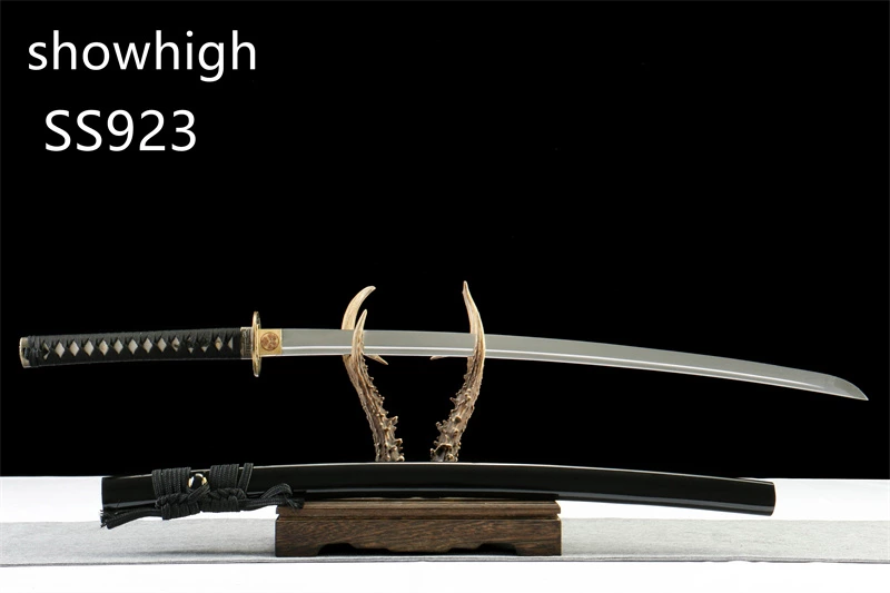 handmade 1065steel katana swords  real rayskin SS923