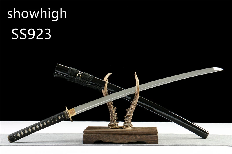 handmade 1065steel katana swords  real rayskin SS923