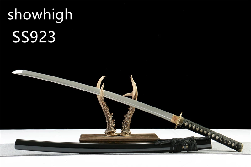handmade 1065steel katana swords  real rayskin SS923