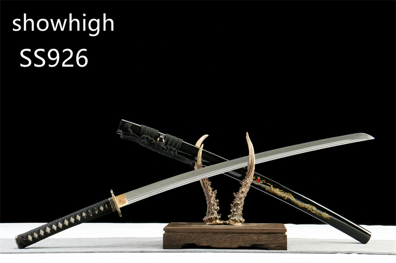 handmade T10 real hamon real rayskin katana sword SS926