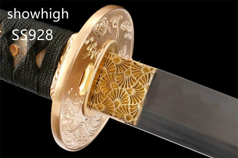 handmade T10 real hamon katana sword SS928