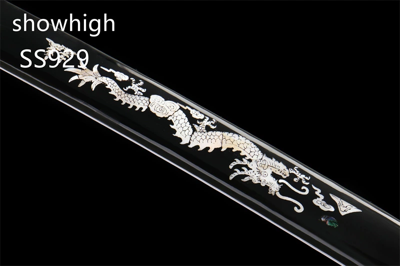 handmade T10 real hamon dragon katana sword SS929