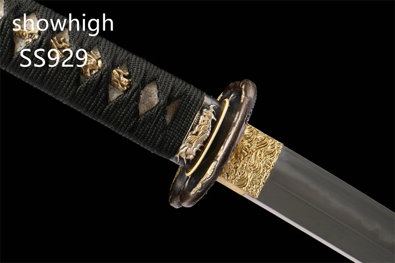 handmade T10 real hamon dragon katana sword SS929