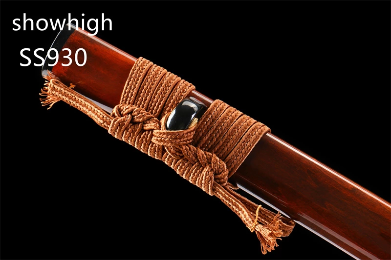 handmade T10 real hamon manul grind sunken blade SS930