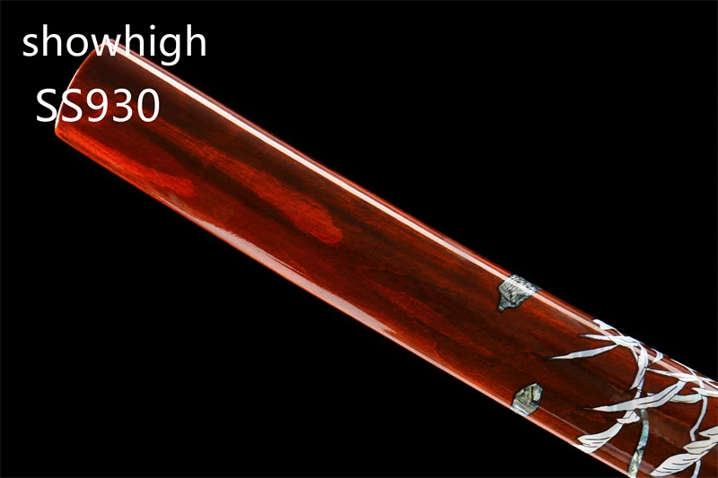 handmade T10 real hamon manul grind sunken blade SS930