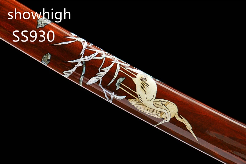 handmade T10 real hamon manul grind sunken blade SS930