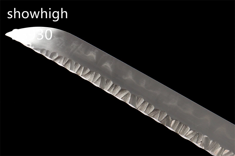handmade T10 real hamon manul grind sunken blade SS930