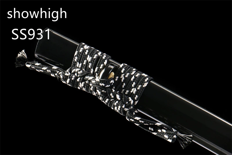 handmade damascus real hamon 3 brightness steel katana sword SS931